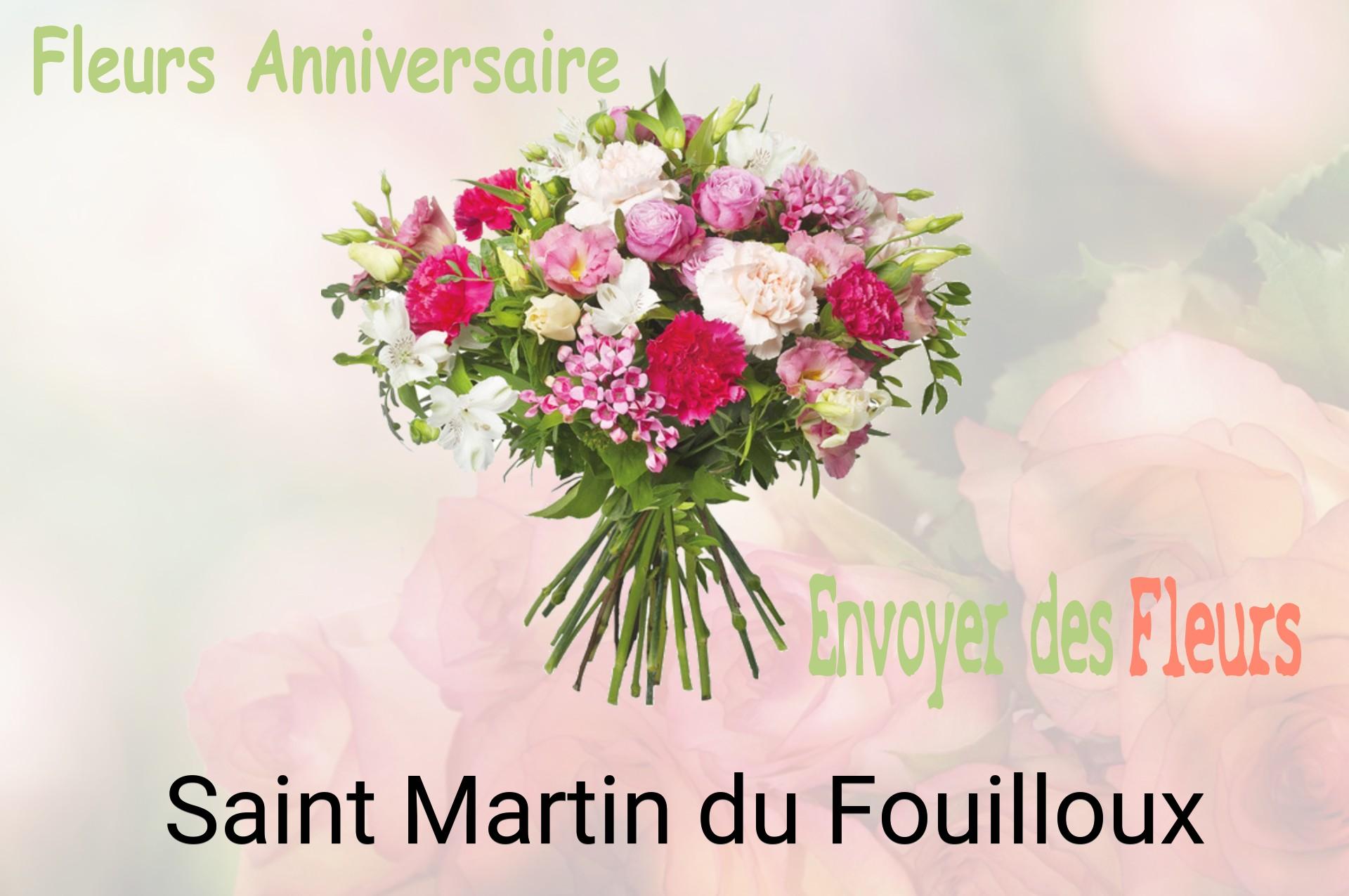 Bouquet de fleurs d’anniversaire livré à Saint-Martin-du-Fouilloux
